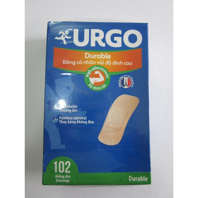 Băng Keo Cá Nhân Urgo Durable 100 Miếng